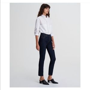AG The Mari High Rise Straight Leg Jean Size 24